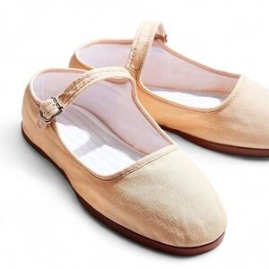 Urban Outfitters Cream Mary Jane Flats